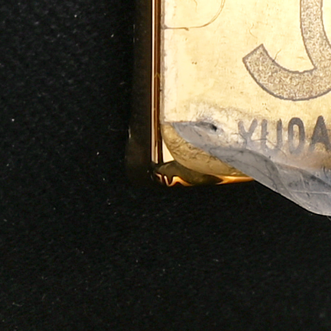 Lambskin Resin Quilted Small Bucket Bag Black