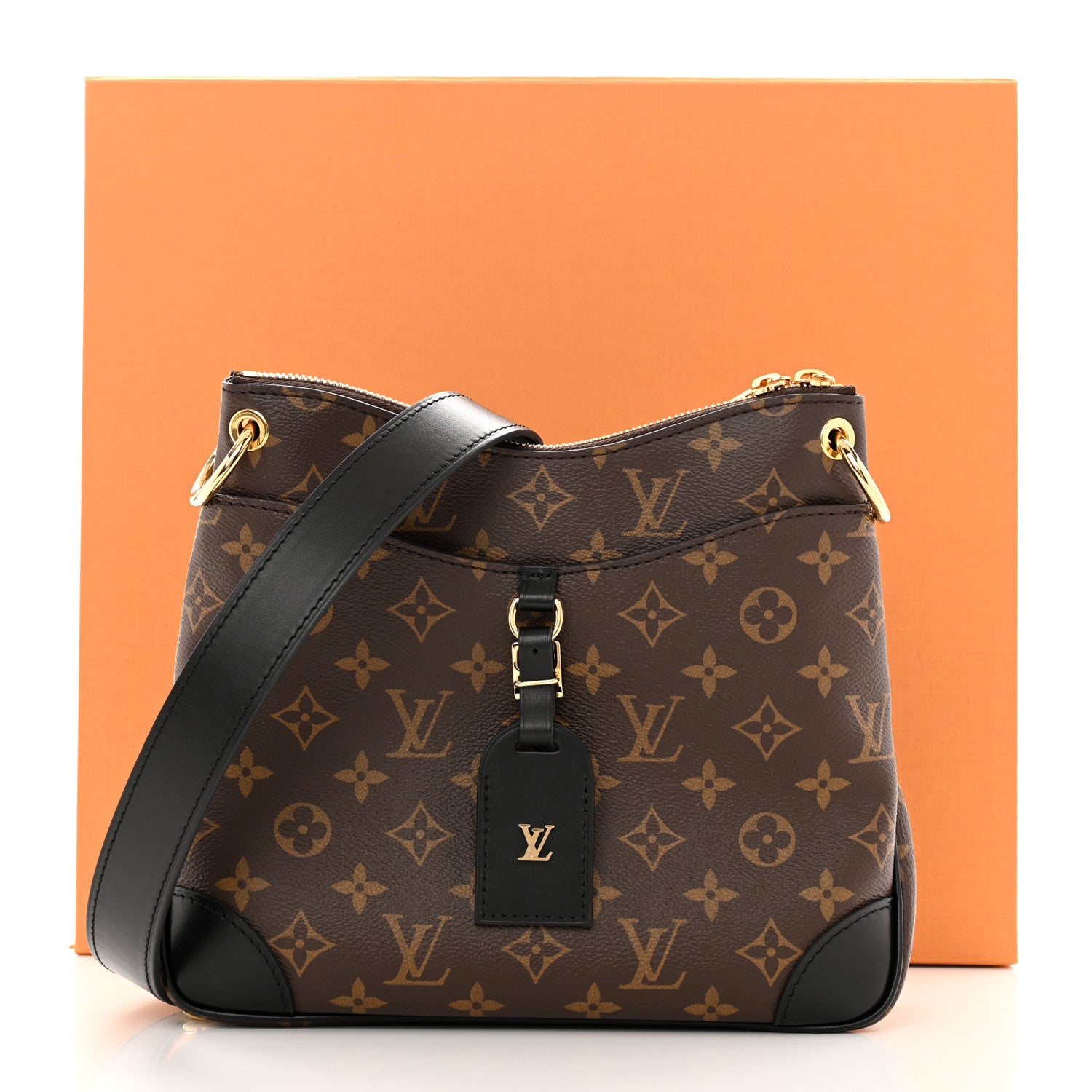 Louis Vuitton Monogram Odeon PM Black 10 of 10