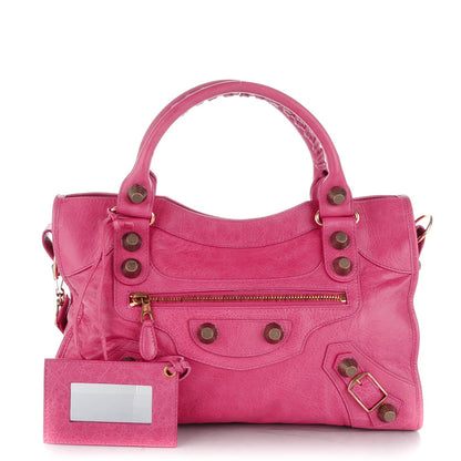 Balenciaga Agneau Giant 21 Rose Gold Hardware City Cyclamen Fucsia 1 of 7