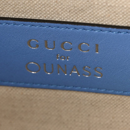 Gucci Moon Calfskin Web Large Dionysus Bamboo Top Handle Bag Clear Sky Blue 6 of 10
