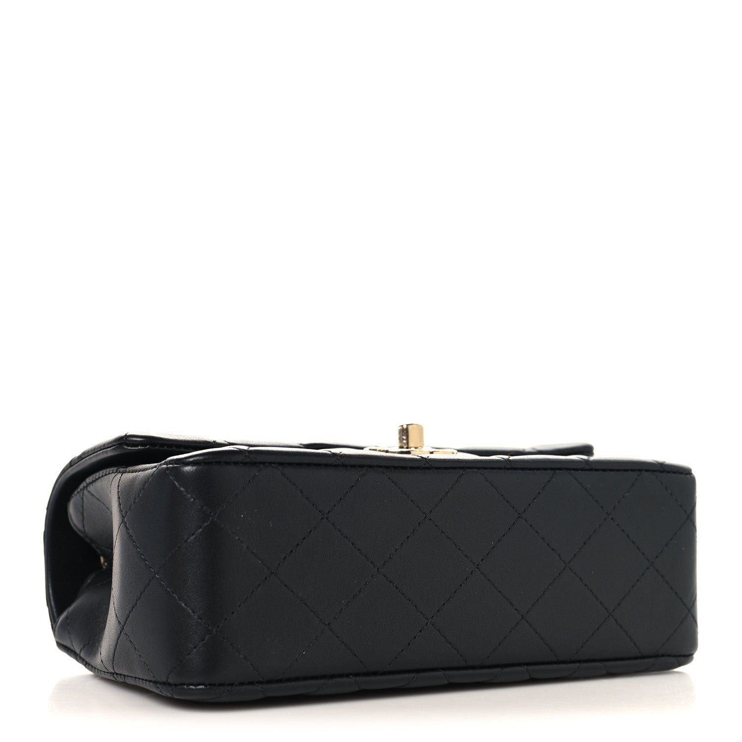 Chanel Lambskin Quilted Mini Rectangular Flap Black 4 of 11