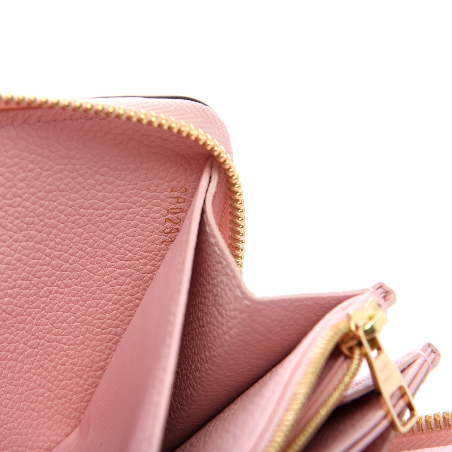 Louis Vuitton Empreinte Monogram Giant By The Pool Zippy Wallet Bouton De Rose 9 of 10