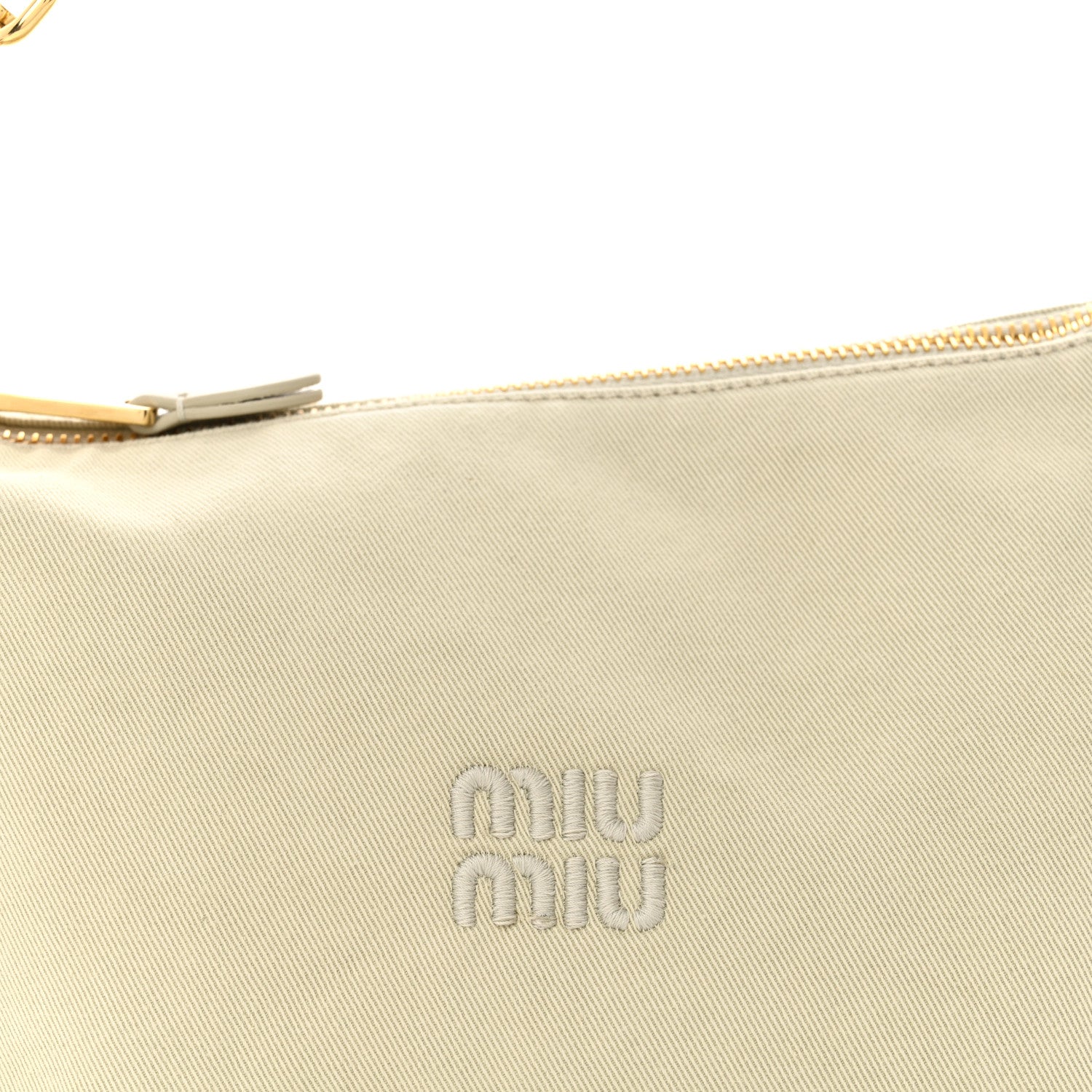 Miu Miu Canvas Gabardine Pouch Plaster 8 of 11