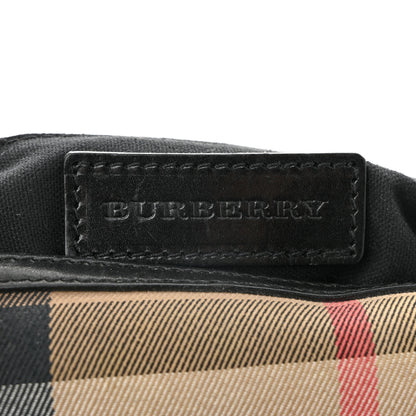 Burberry House Check Bridle Calfskin Medium Alchester Bowling Bag Black 5 of 13