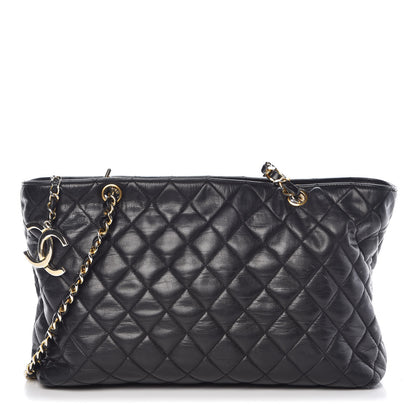 Chanel Lambskin Quilted Tote Black 1 of 10