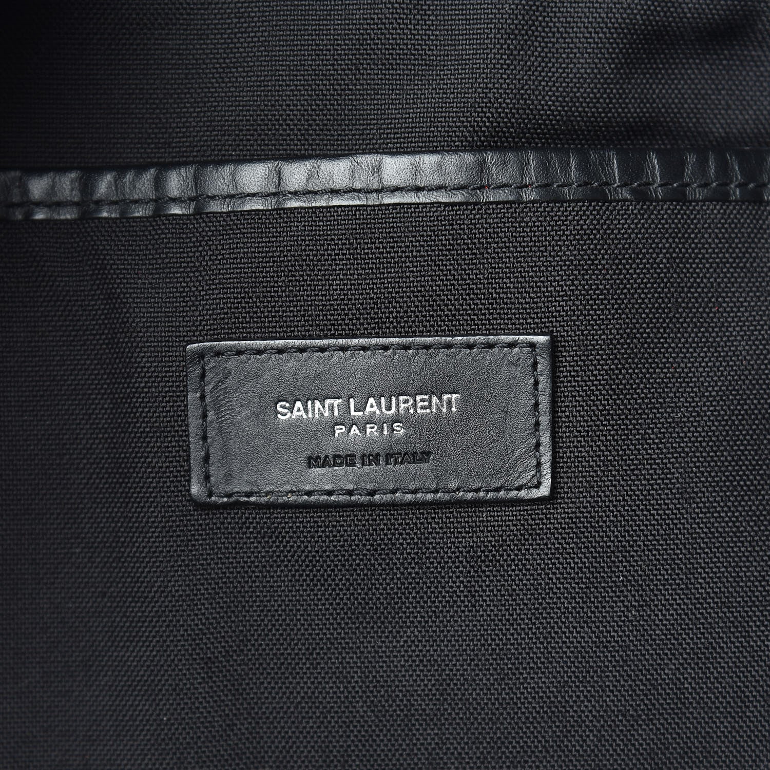 Saint Laurent Canvas City Backpack Black 8 of 11