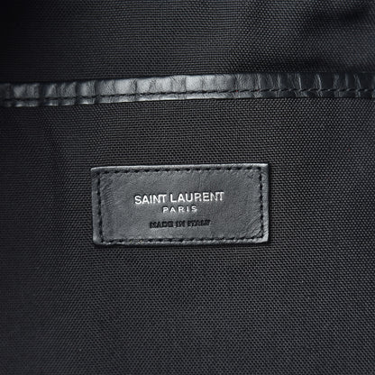 Saint Laurent Canvas City Backpack Black 8 of 11