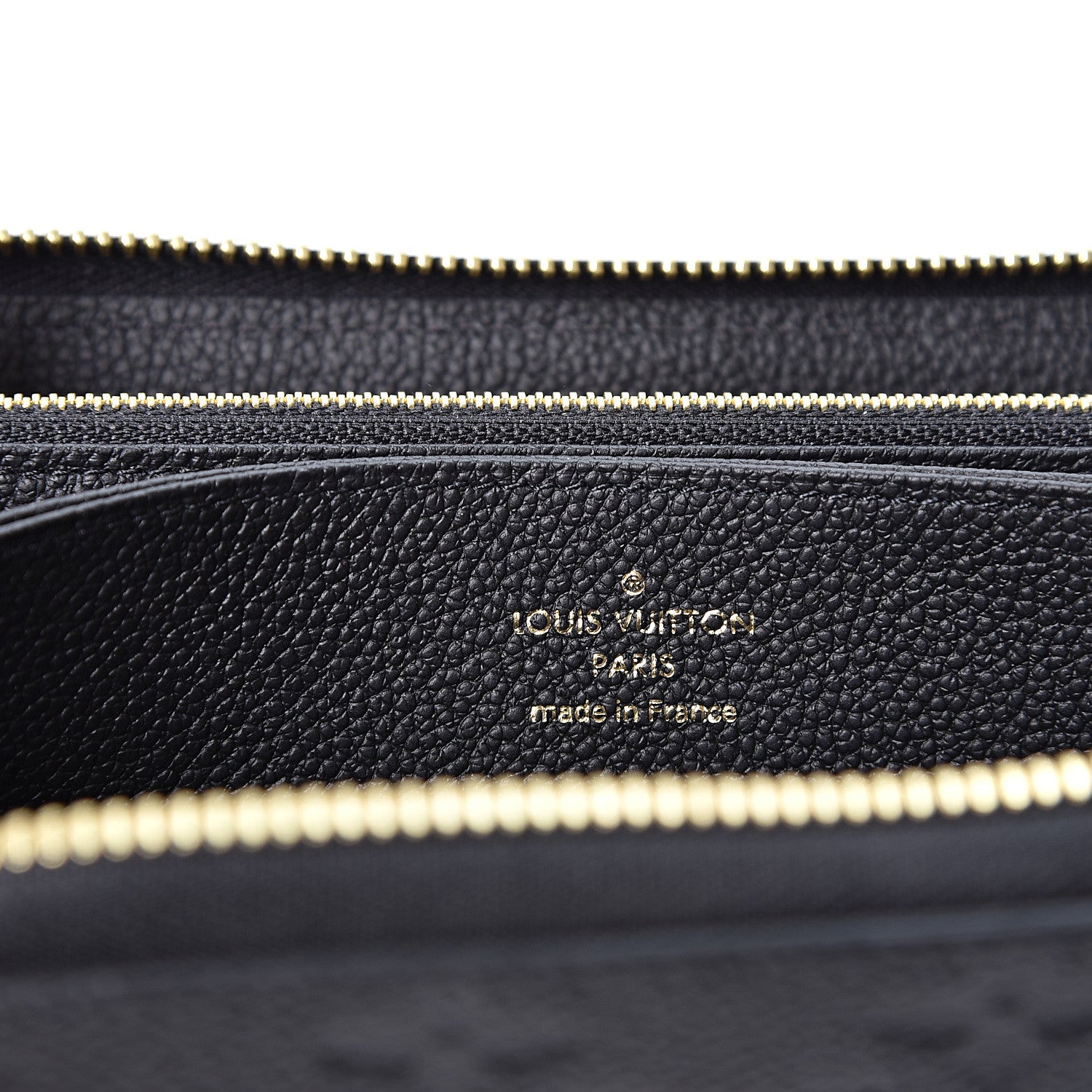 Louis Vuitton Empreinte Zippy Wallet Black 7 of 9