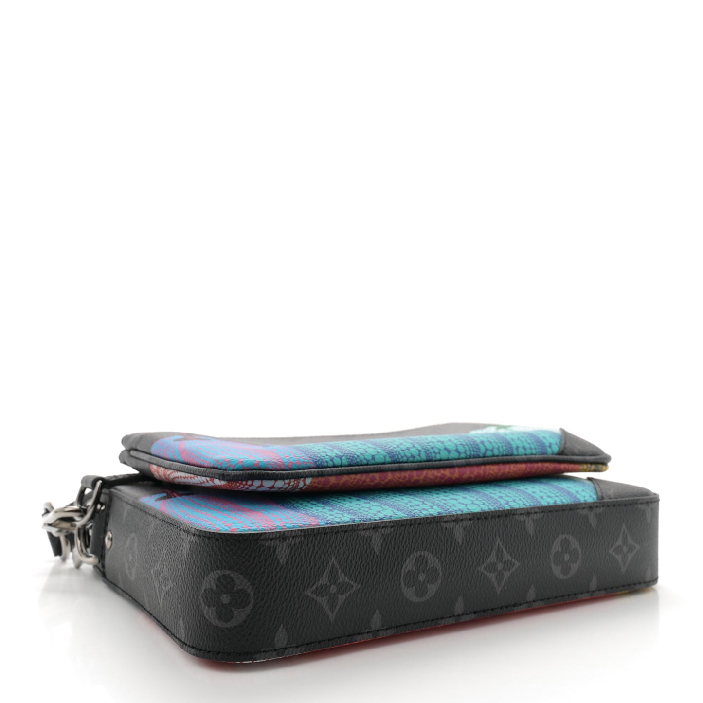 LV x YK Monogram Eclipse Reverse Pumpkin Trio Messenger