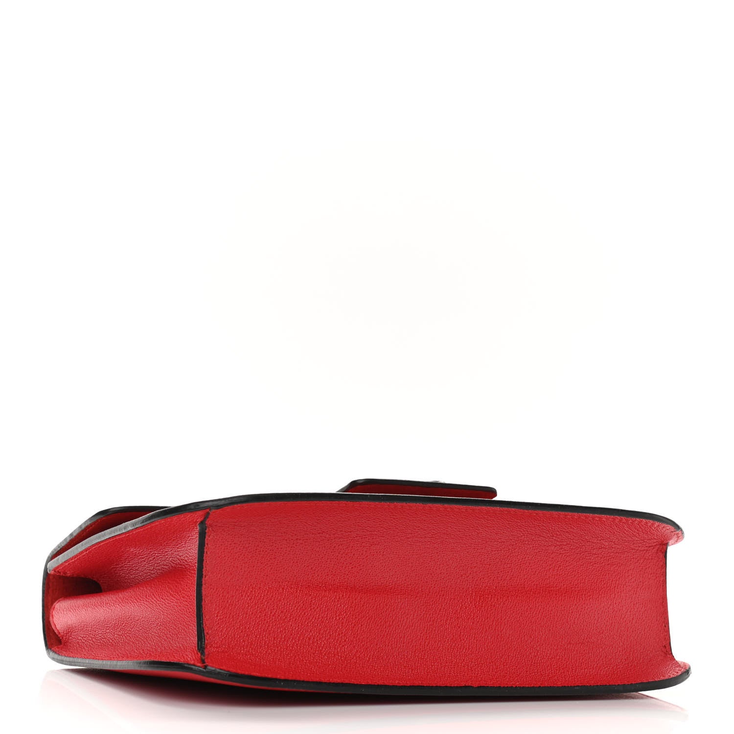 Alexander McQueen Grained Calfskin Medium Insignia Flap China Red 4 of 9