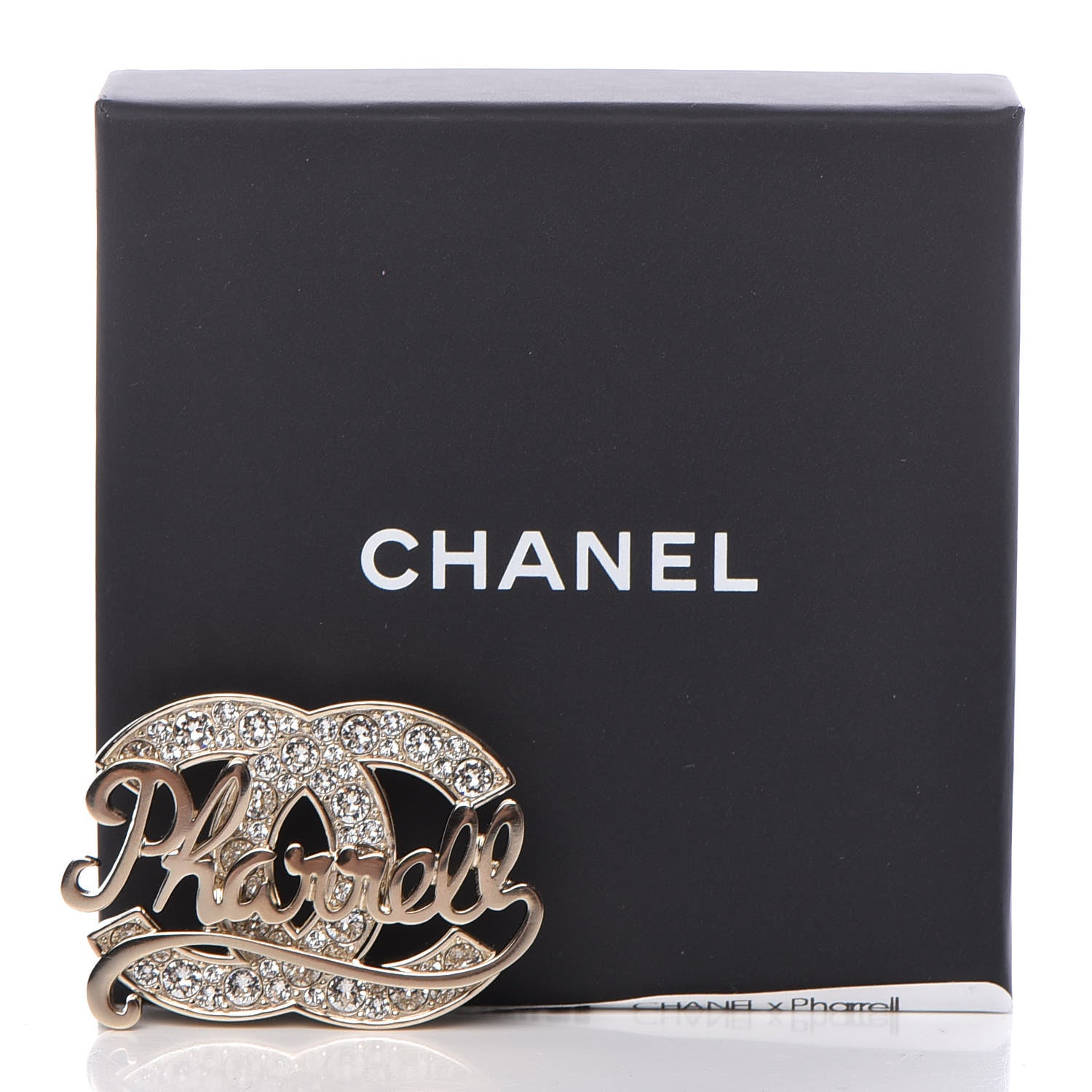Chanel x Pharrell Williams Crystal Brooch Gold 5 of 5