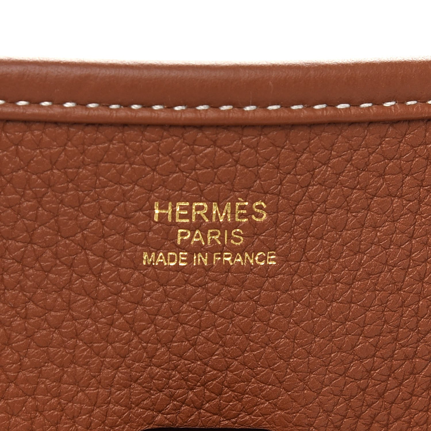 Hermes Taurillon Clemence Evelyne III PM Gold 6 of 9