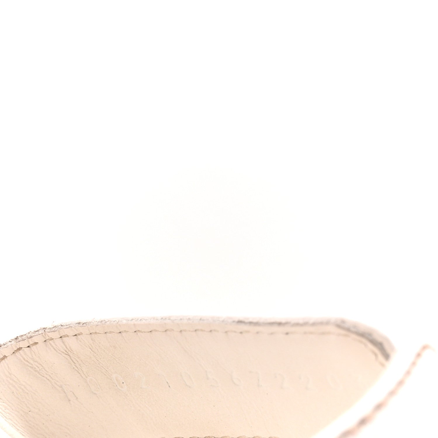 Hermes Box Calfskin Oran Sandals 37 White 9 of 12