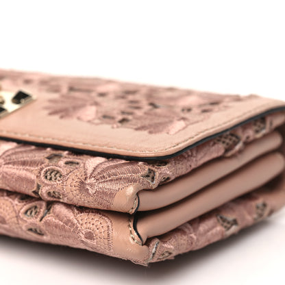 Valentino Garavani Nappa Lace Girello Flap Blush 9 of 9