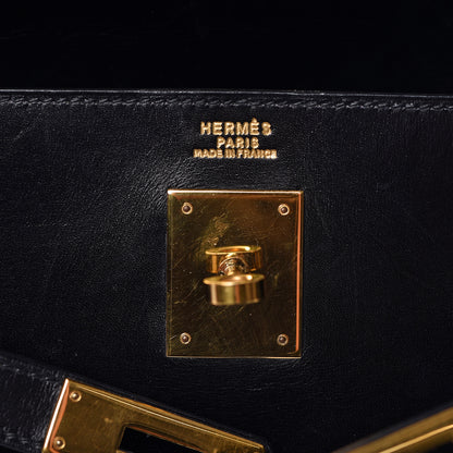 Hermes Box Kelly Sellier 32 Black 18 of 41
