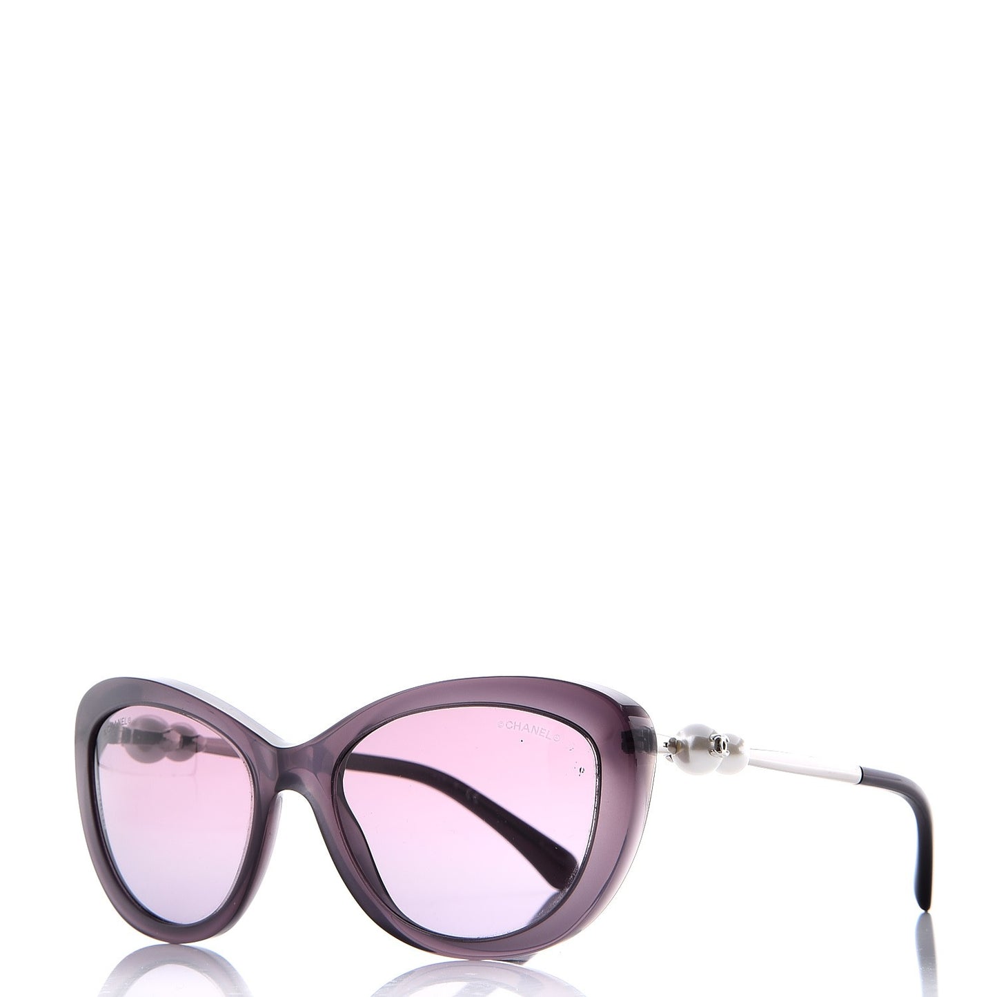 Acetate Pearl Cat Eye Sunglasses 5340-H Purple