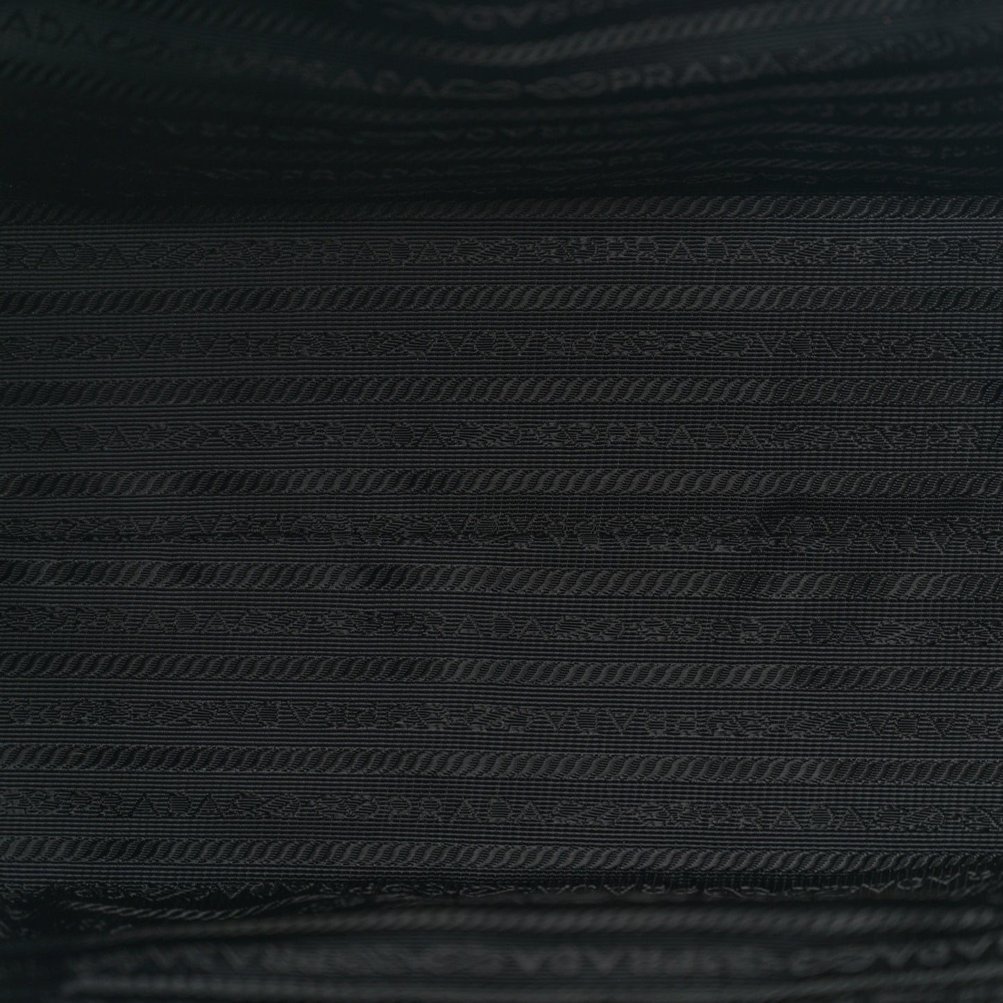 Tessuto Nylon Saffiano Shopping Tote Black
