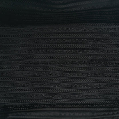 Prada Tessuto Nylon Saffiano Shopping Tote Black 5 of 10