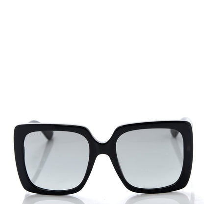 Gucci Crystal Square Frame GG Sunglasses GG0418S Black 2 of 8