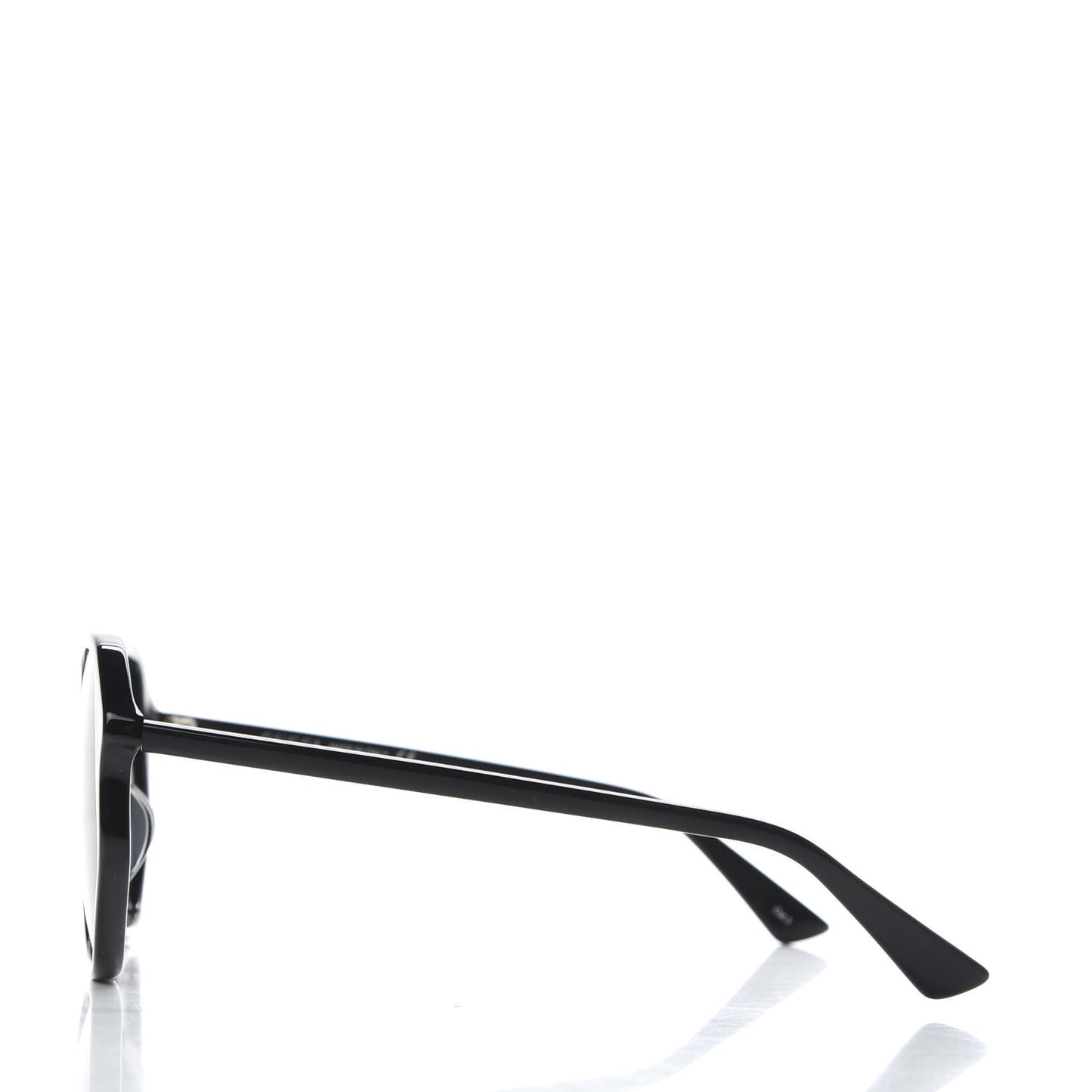 Acetate Round Sunglasses GG0258SA Black