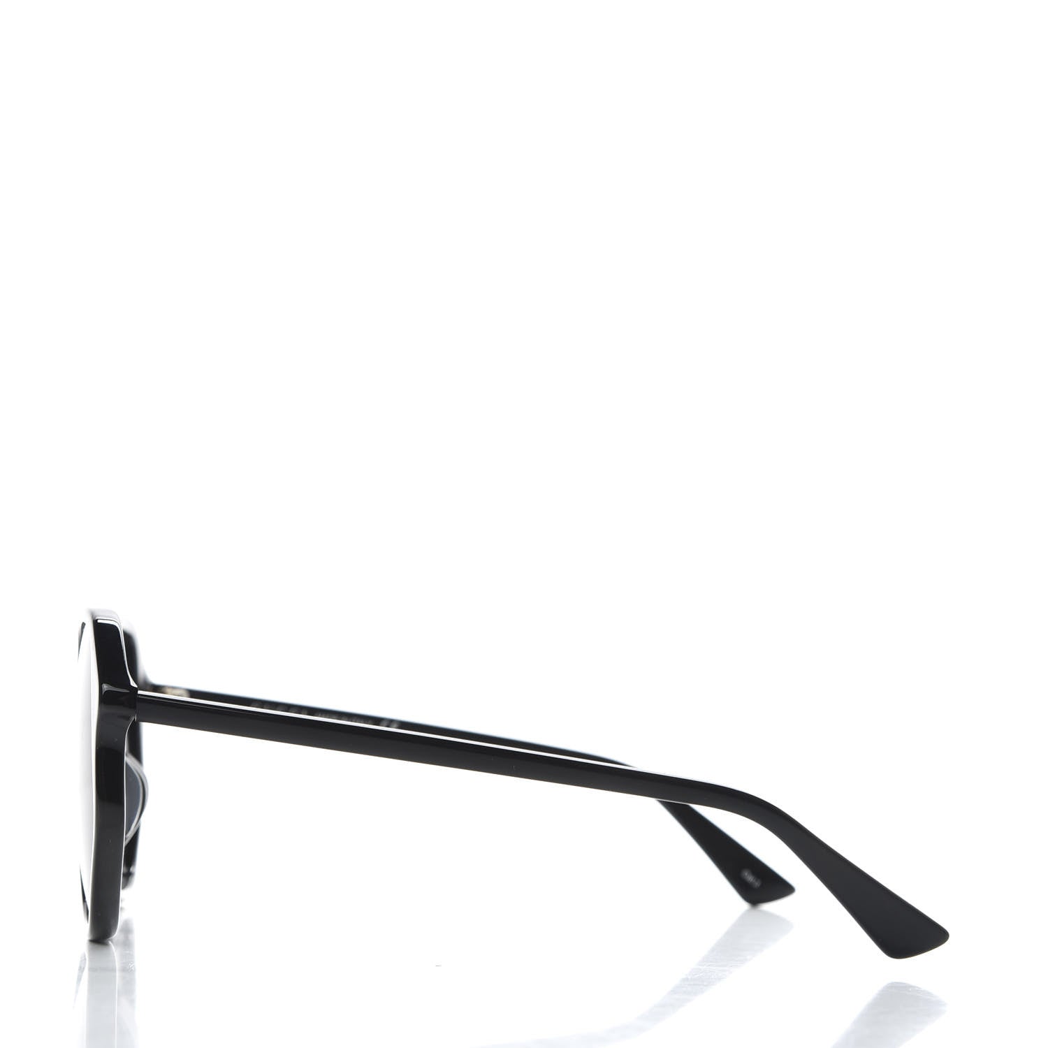 Gucci Acetate Round Sunglasses GG0258SA Black 3 of 8