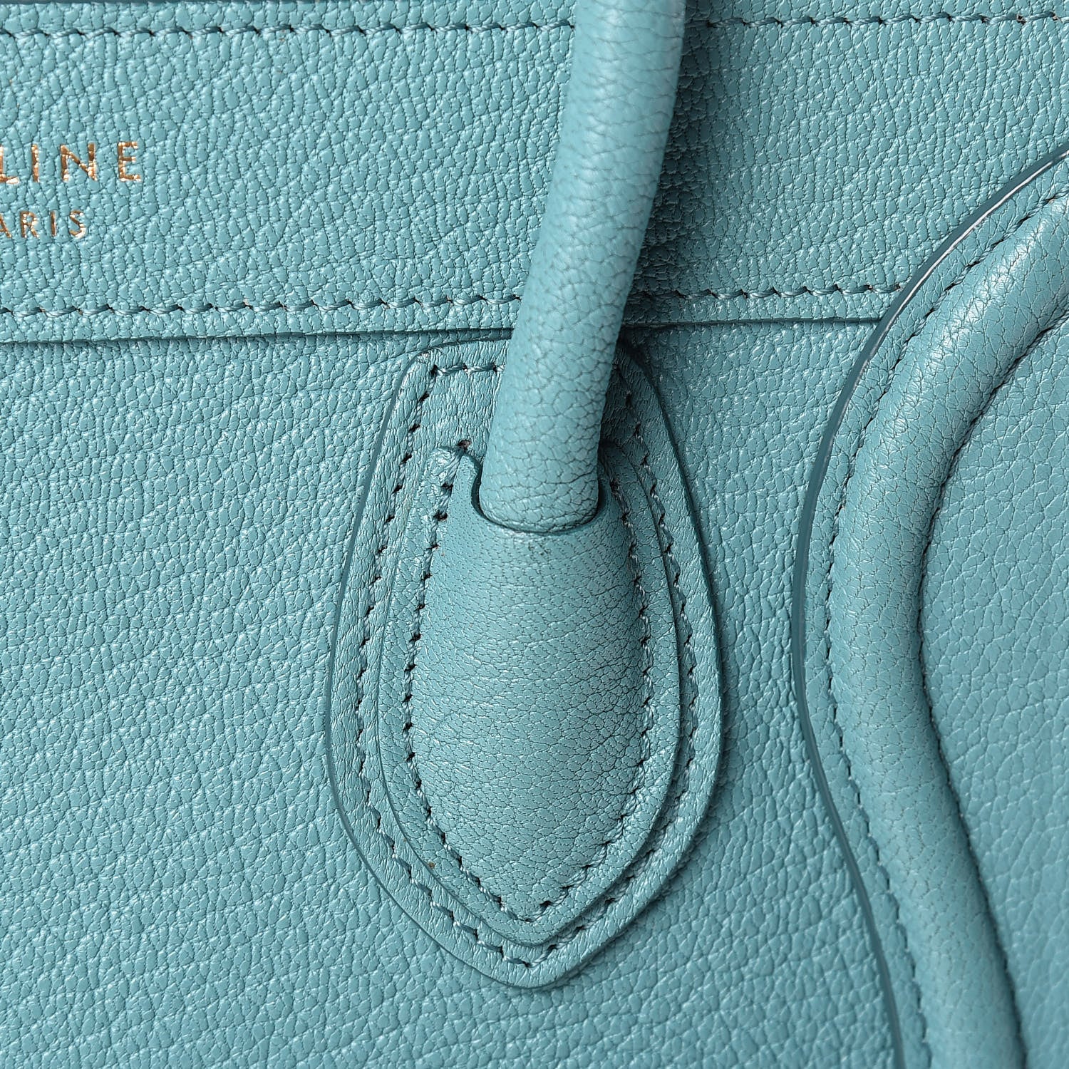 Celine Goatskin Nano Luggage Antarctic 12 of 14