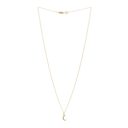 Jennifer Meyer 18K Yellow Gold Diamond Mini Carson Pendant Necklace 3 of 5