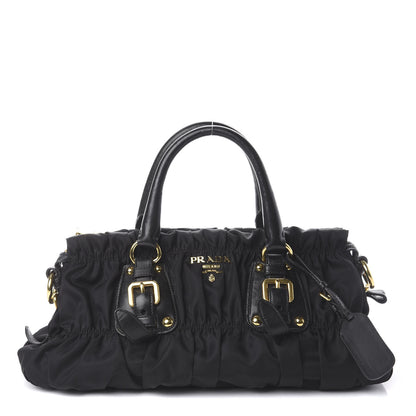 Prada Tessuto Nylon Nappa Gaufre Bag Black 1 of 8