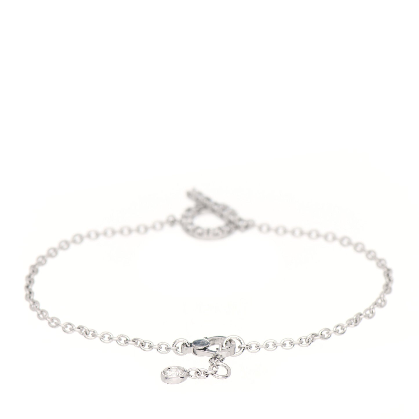 18K White Gold Diamond Finesse Bracelet ST