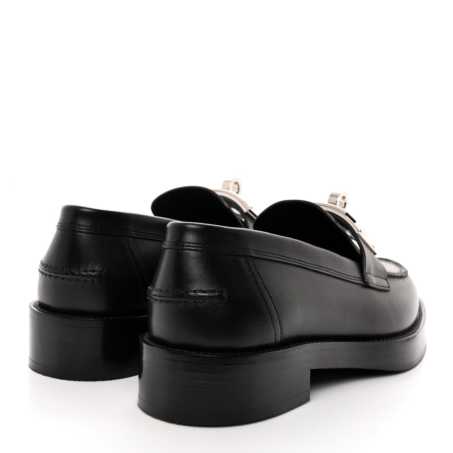 Calfskin Womens Hot Loafer 37 Black