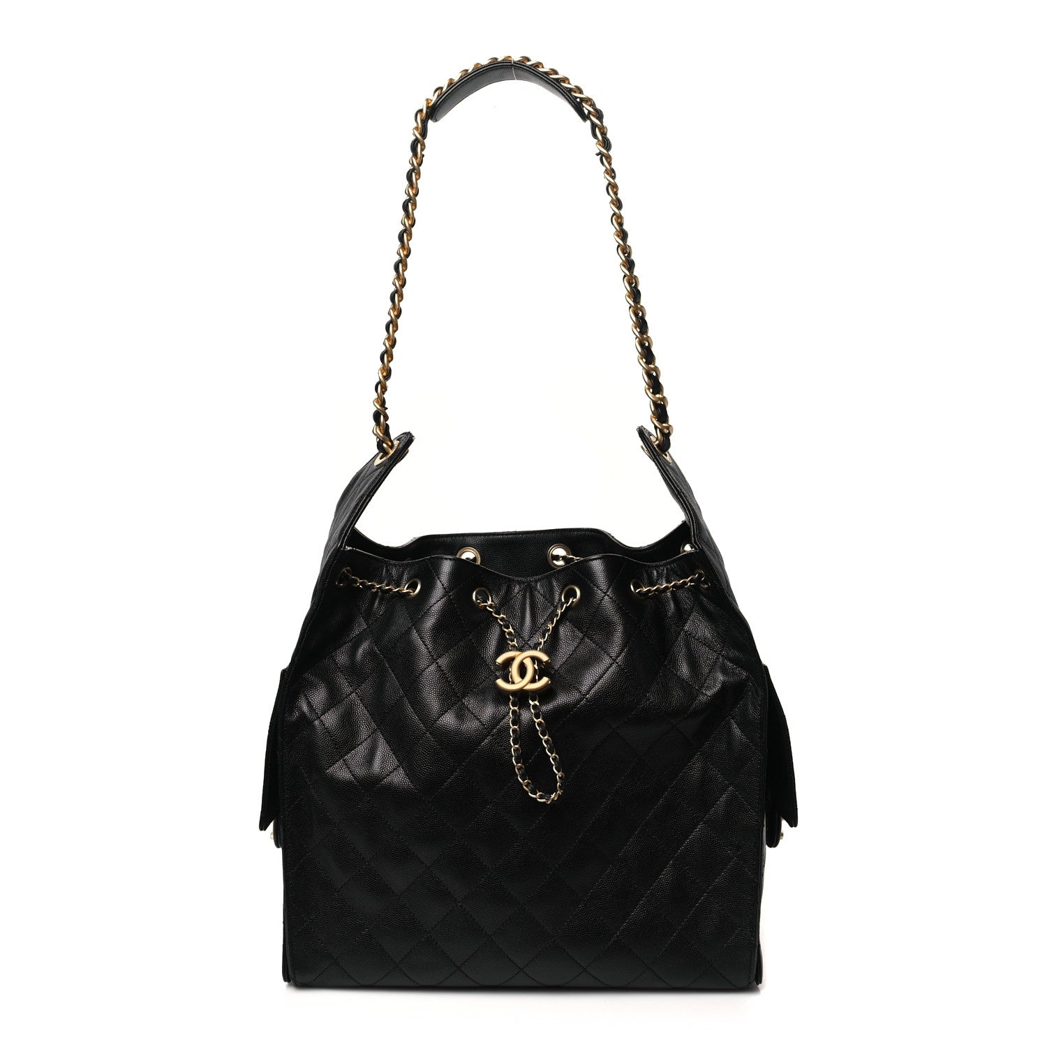 Chanel Caviar Quilted Medium Chanel 25 Handbag Black 1 of 11