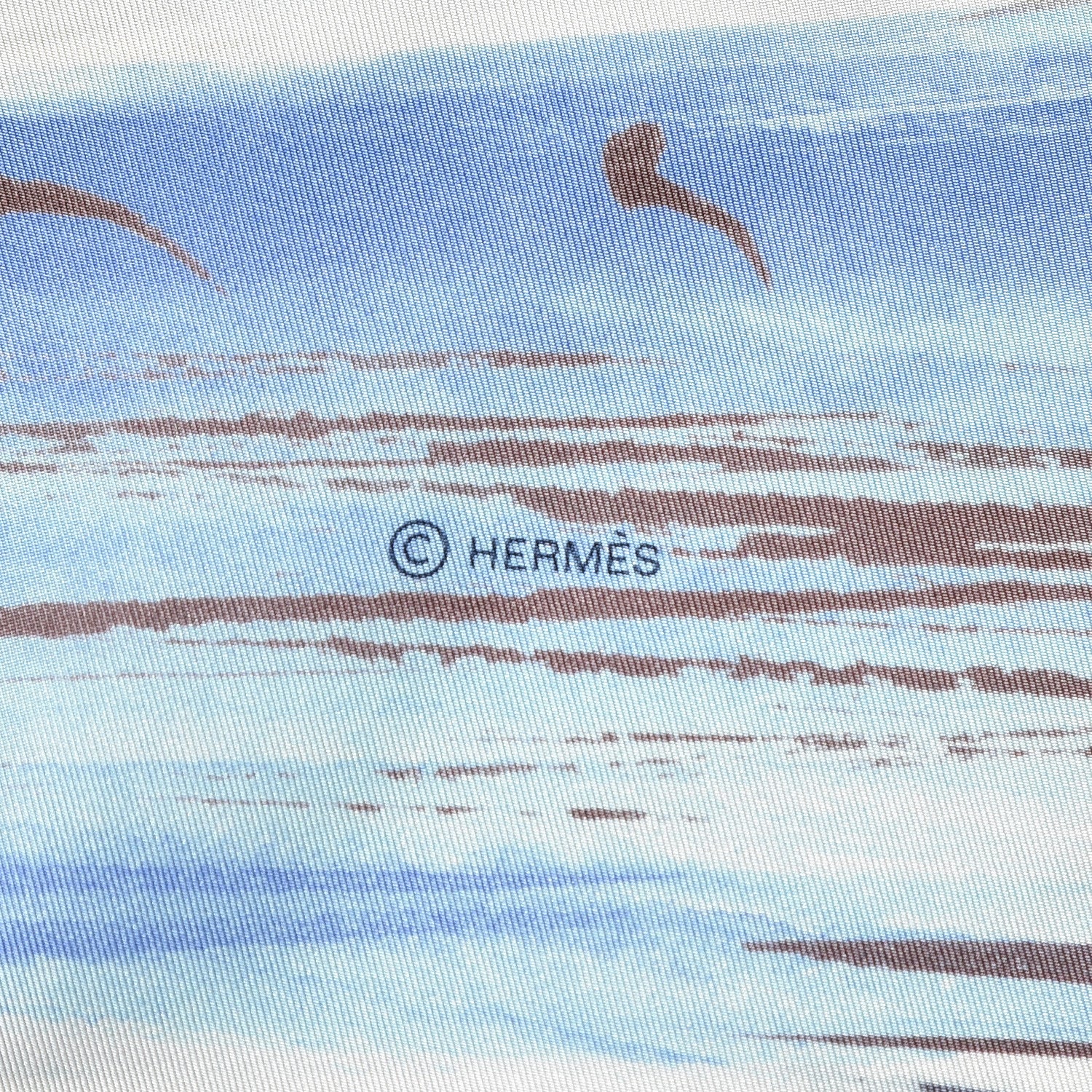Hermes Silk Geant Larubizana Le Bouclier de la Beaute Scarf 140 Lavande Gold Beige 3 of 6