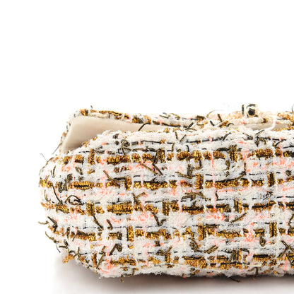 Chanel Tweed Quilted Mini Rectangular Flap White 9 of 10