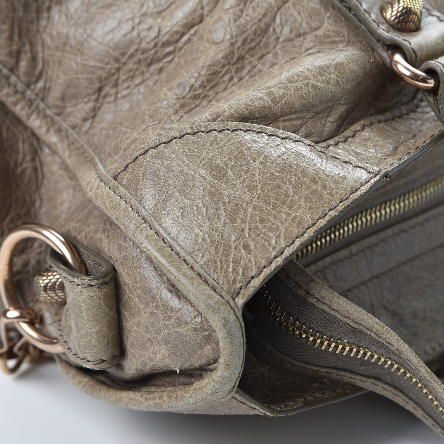 Balenciaga Agneau Giant 12 Rose Gold Hardware City Gris Poivre 13 of 16