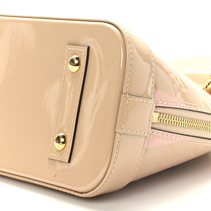Louis Vuitton Vernis Rayures Alma BB Dune 8 of 8