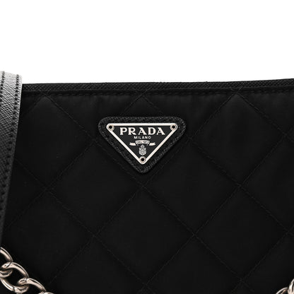 Prada Nylon Tessuto Impuntu Quilted Crossbody Bag Black 8 of 10