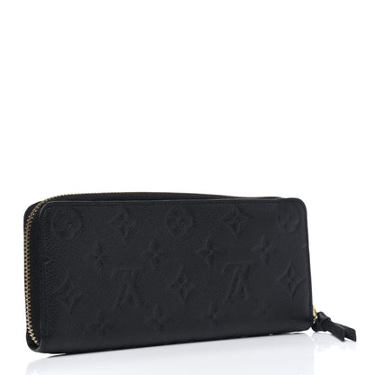 Louis Vuitton Empreinte Clemence Wallet Black 3 of 6
