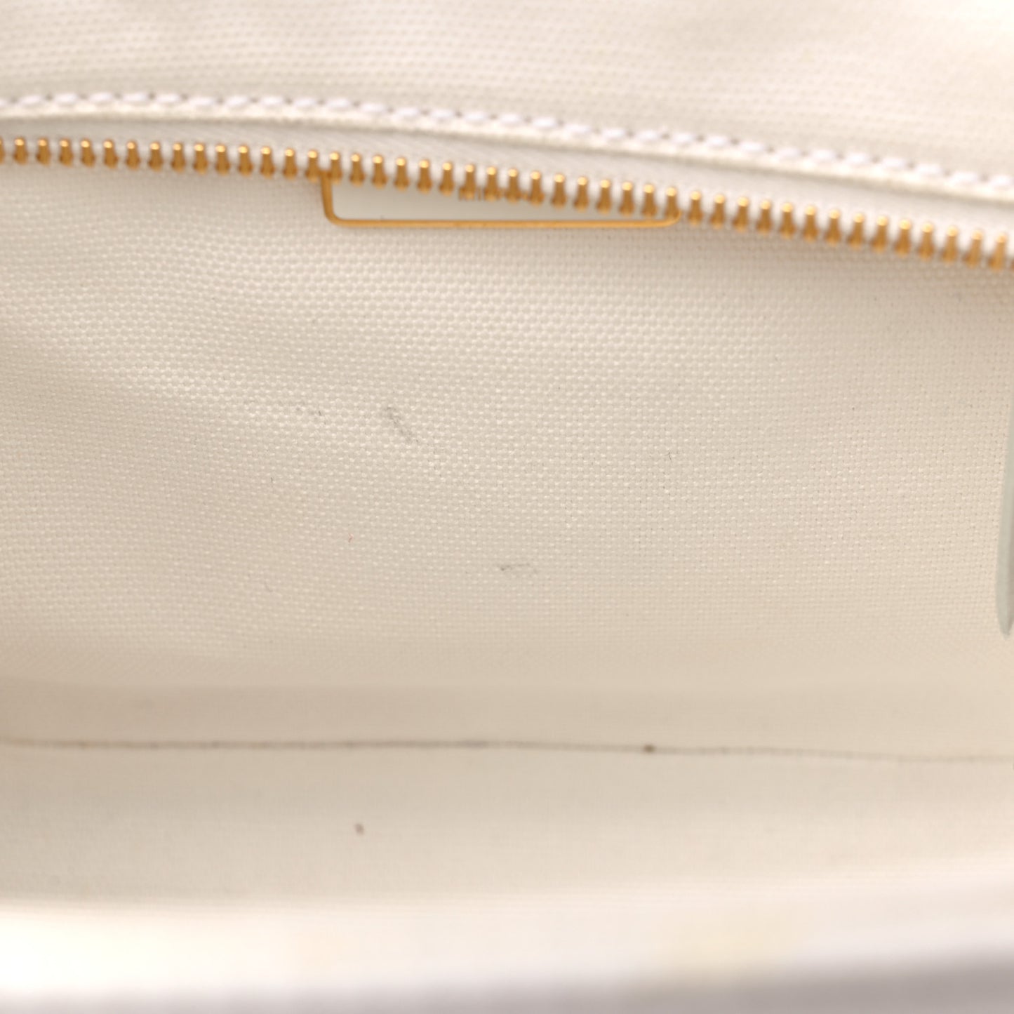 Wicker Canvas Tote Naturale White
