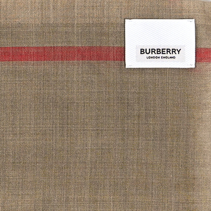 Burberry Wool Silk House Check Lightweight Scarf Archive Beige 3 of 4