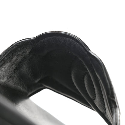 Chanel Patent CC Slide Sandals 38.5 Black 12 of 13