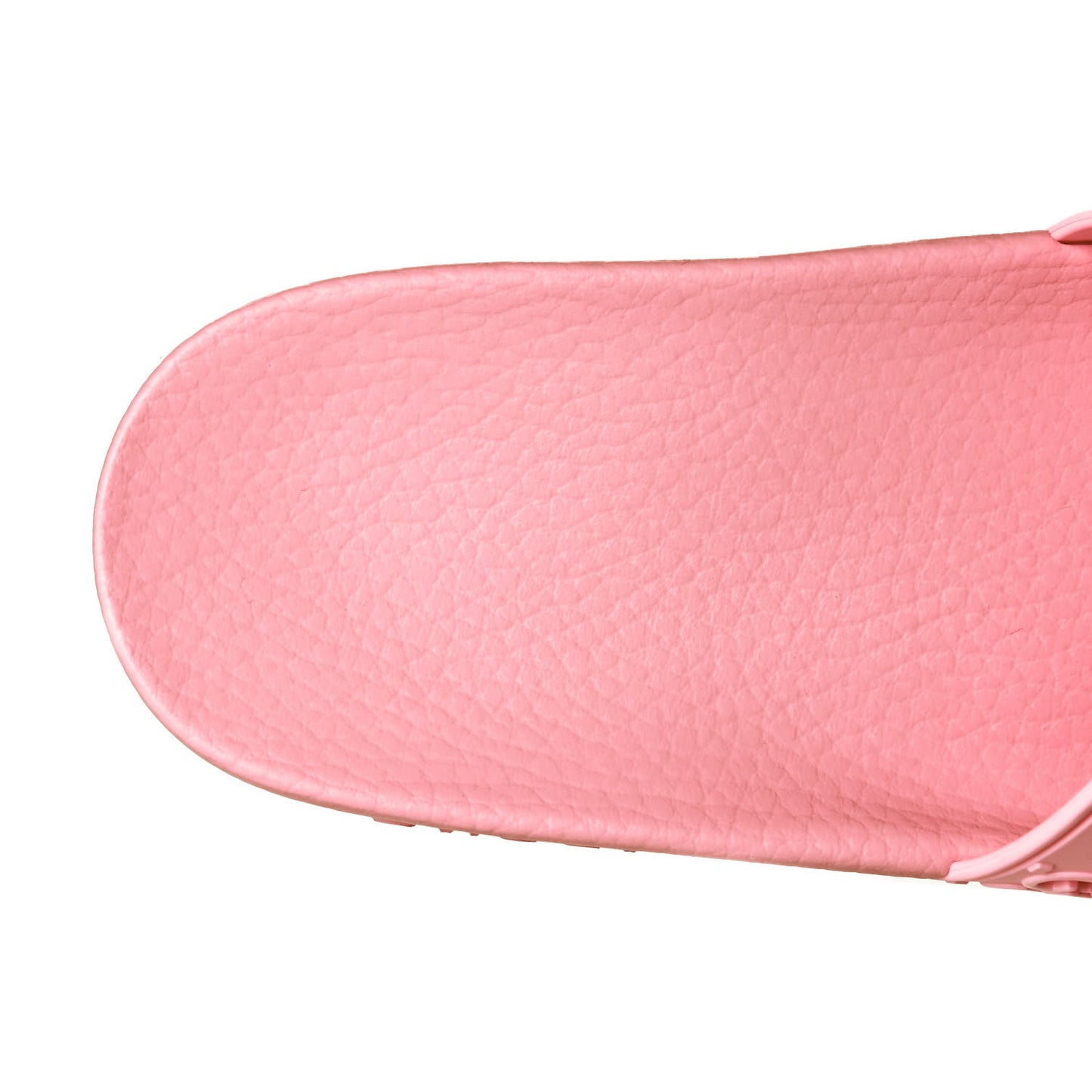 Rubber GG Monogram Perforated Womens Slide Sandals 41 Rose Box