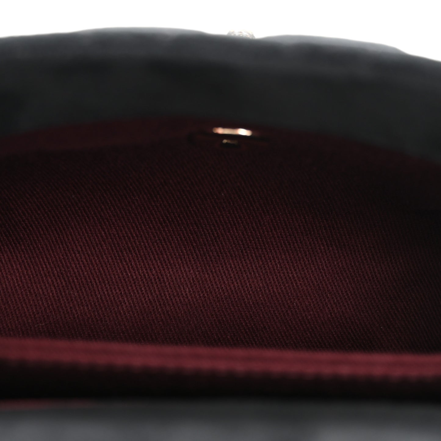 Velvet Crystal Quilted Extra Mini Coco Handle Flap Black