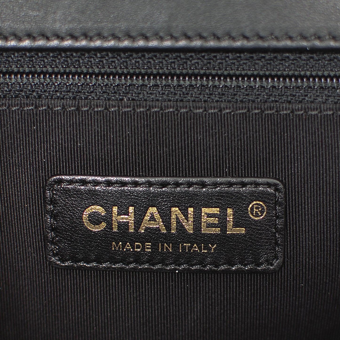 Lambskin Quilted New Medium Boy Flap Black