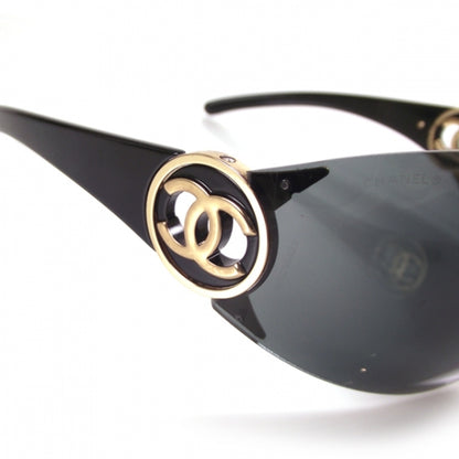 Chanel Sunglasses Gold CC Black 4 of 7