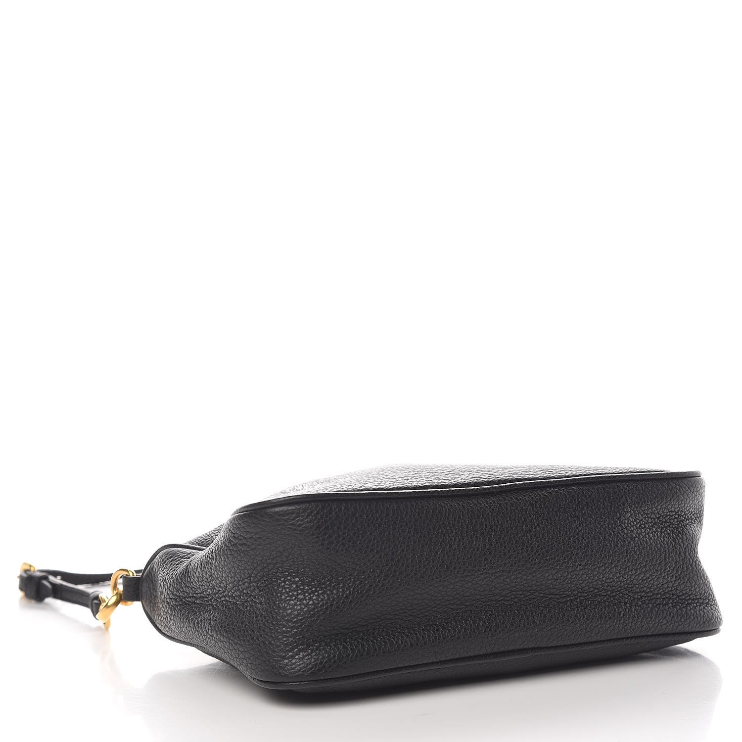 Prada Vitello Daino Pochette Bag Black 4 of 10