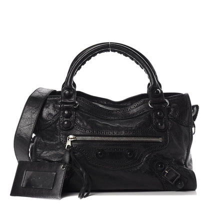 Balenciaga Agneau Giant Brogues Hardware City Black 1 of 11