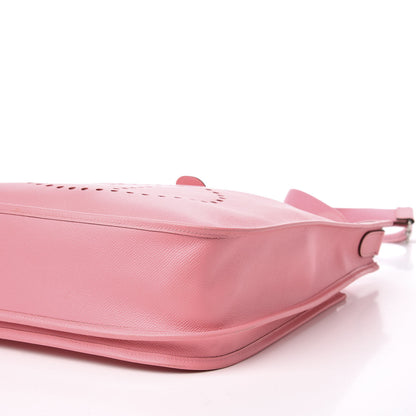Hermes Epsom Evelyne III GM Rose Confetti 6 of 17
