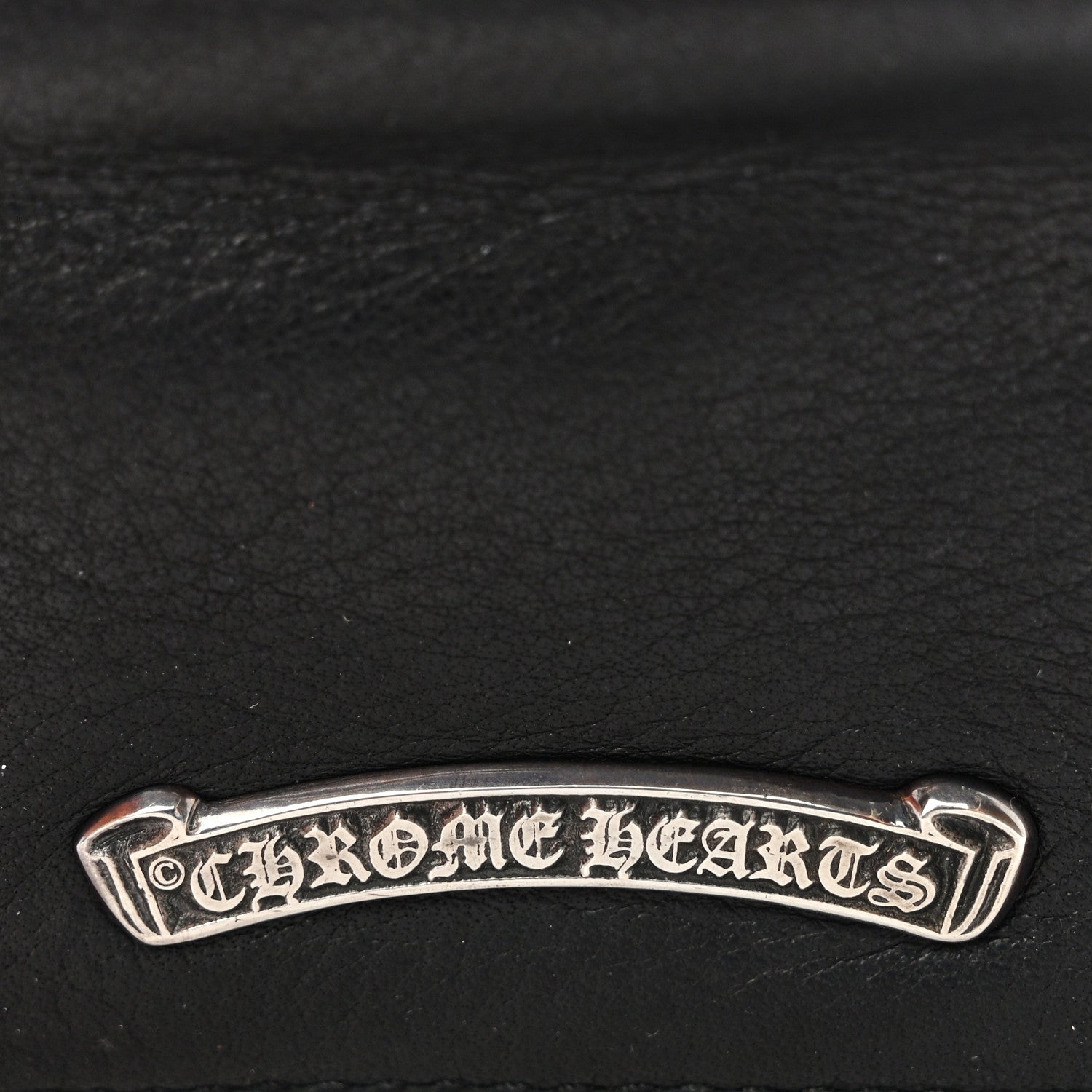 Chrome Hearts Grained Calfskin Dagger Coin Pouch Black 6 of 7