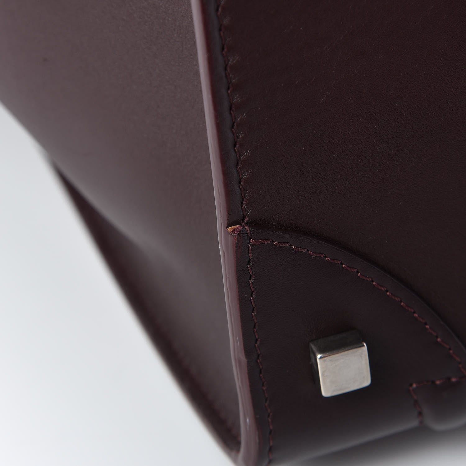 Celine Smooth Calfskin Small Luggage Burgundy 17 of 17