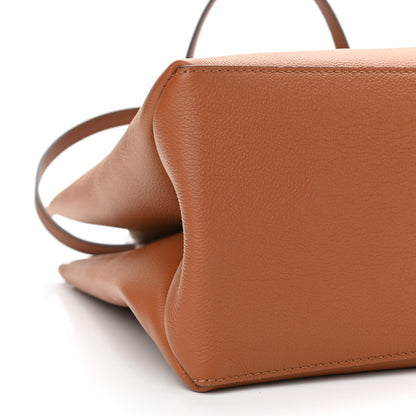 Louis Vuitton Grained Calfskin Lockme Shopper Chataigne 9 of 11